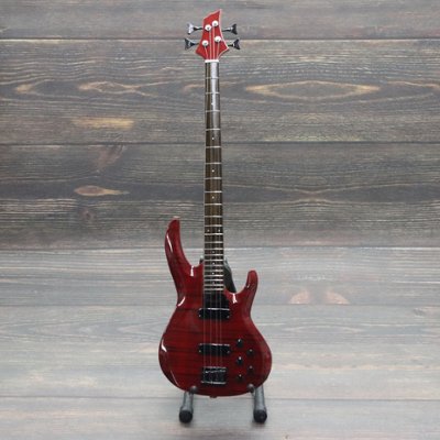 Musical Story 1/3 スケール ミニチュア 楽器 ベース ギター フレームメイプル レッドの画像