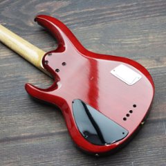 Musical Story 1/3 スケール ミニチュア 楽器 ベース ギター フレームメイプル レッド画像