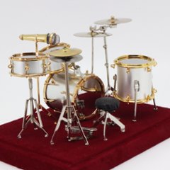 ミニチュアドラム 1/14 スケール アクリルカバー付き画像