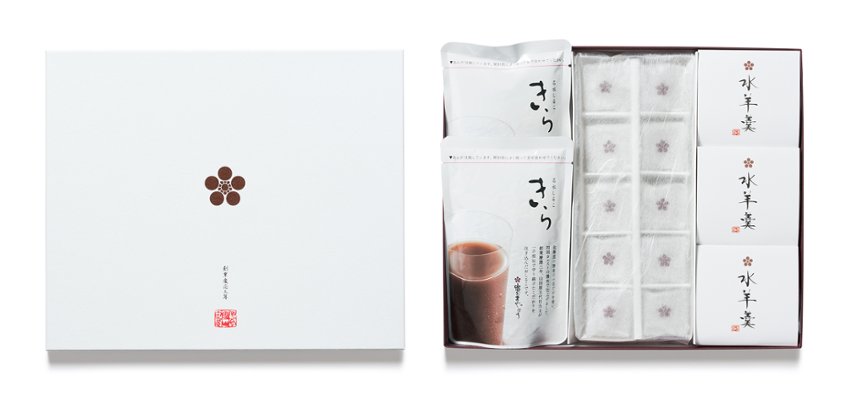 山田屋まんじゅう・きら・水羊羹セットの画像