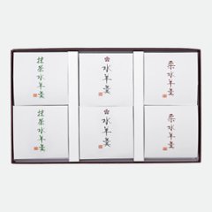 水羊羹・抹茶水羊羹 ・栗水羊羹化粧箱6個入の画像