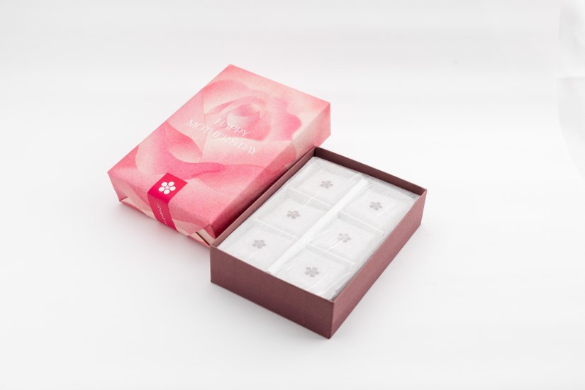 (母の日ギフト4/24発送開始)山田屋まんじゅう化粧箱６個入（密封包装）画像