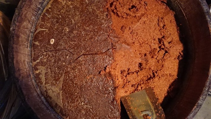 (育て味噌)大豆500g塩250g糀700g(オマケ味噌150ｇ)の画像