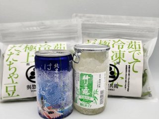 だだちゃ豆にピッタリな晩酌セットの画像