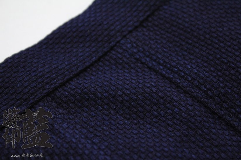 【藍染】＜龍虎＞　股引　一重織刺子（遠州正藍染）画像
