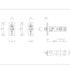 長沢製作所 抗ウイルス・抗菌 室内用レバーハンドル Ｖｉ−ｃｌｅａｒ ヴィークリア ＴＸＳ−Ｇ９１Ｒ チューブラ間仕切錠画像