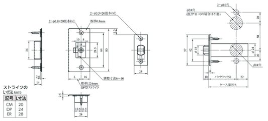 美和ロック ＭＩＷＡ レバーハンドル ＺＬＴ９０１１１−８ 表示錠 アルミ合金製 アルミシルバー（ＳＶ） 室内用 小判座 チューブラ錠　１個　送料無料画像