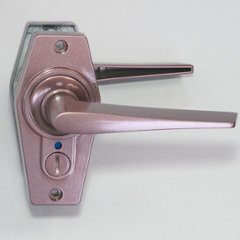 川口技研 ＧＩＫＥＮ レバーハンドル ホームレバー ＨＬ−４ＣＢ 表示錠 塗装ブラウン バックセット３５ｍｍ・５０ｍｍ・６０ｍｍ画像