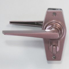 川口技研 ＧＩＫＥＮ レバーハンドル ホームレバー ＨＬ−４ＣＢ 表示錠 塗装ブラウン バックセット３５ｍｍ・５０ｍｍ・６０ｍｍ画像