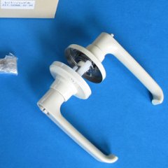 日中製作所 取替ドアノブ 交換用レバーハンドル 浴室用取替錠 ２２１−ＳＢＭＥ−ＩＶＭ−９０ 樹脂レバー 間仕切錠 バックセット９０ｍｍ画像