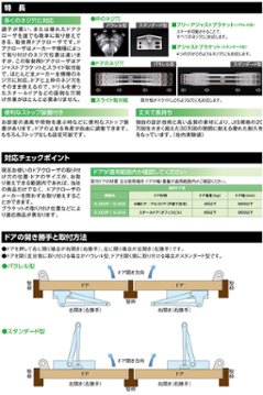 リョービ ＲＹＯＢＩ 取替用ドアクローザー Ｓ−２０３ スタンダード型 シルバー画像