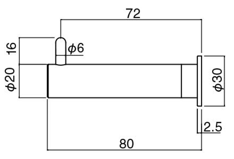 シロクマ 白熊 ＣＢ－７２ ユニコーンフック クローム画像