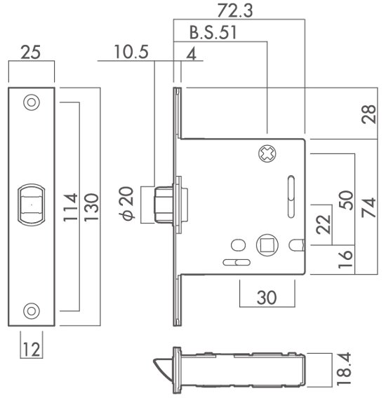 川口技研 ＧＩＫＥＮ ＺＢレバーハンドル つや消しブラック ＬＶＳ－６２Ａ－４ＮＤ－ＺＢ 丸座表示錠 バックセット５１ｍｍ画像