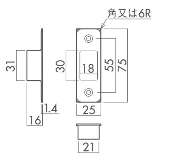 川口技研 ＧＩＫＥＮ 本締錠 ＳＦ５ＺＢ 室内用 チューブラ錠 つや消しブラック バックセット５１ｍｍ 同一キー ２個以上に限ります。画像