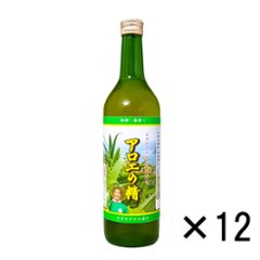 100%キダチアロエ液汁「アロエの精」　720ml　12本セットの画像