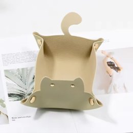 折りたたみ猫トレー(ベージュ)の画像