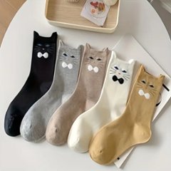 【全5色】猫耳靴下の画像