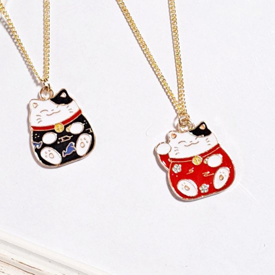 【全2種】招き猫ネックレス画像