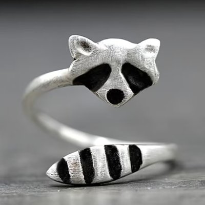 アライグマのリングの画像