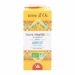 有機アプリコット、リンデン、ハニー 15包入りの画像