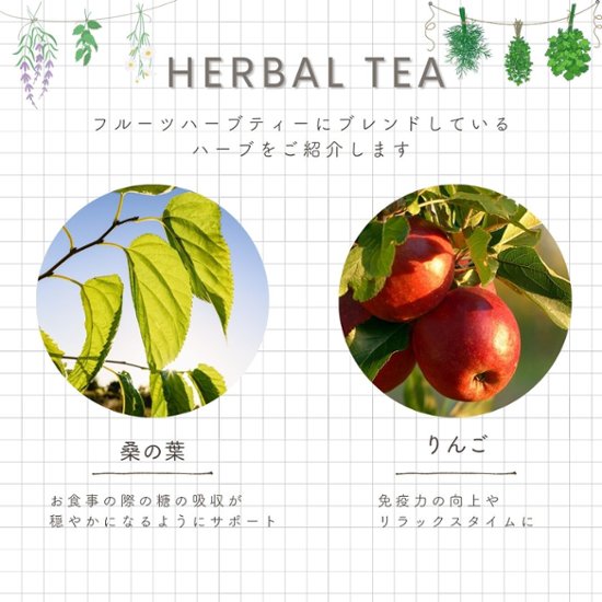 有機ラズベリー、エルダーフラワー、ザクロ 15包入り画像