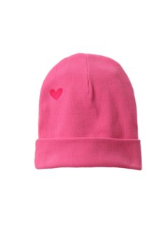 ニット帽 ピンク アガタ・ルイス・デ・ラ・プラダ（GORRO ROSA CORAZON ROJO - Agatha Ruiz de la Prada）　　の画像