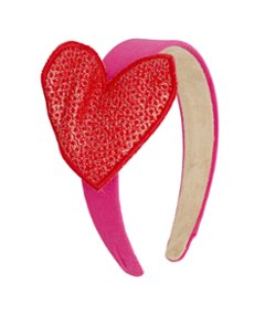ポピー ヘアーバンド ピンク アガタ・ルイス・デ・ラ・プラダ（AMAPOLA HAIR BAND FUCHSIA - Agatha Ruiz de la Prada）　　の画像