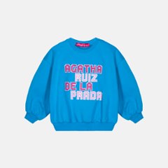 ロボット トレーナー ブルー アガタ・ルイス・デ・ラ・プラダ　(ROBOTS SWEAT-SHIRT BLUE - Agatha Ruiz de la Prada)の画像