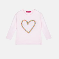 ハートビート トレーナー アガタ・ルイス・デ・ラ・プラダ　(HEARTBEAT SWEAT-SHIRT LIGHT PINK - Agatha Ruiz de la Prada)の画像