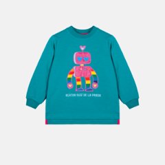 ロボット トレーナー アガタ・ルイス・デ・ラ・プラダ (ROBOTS SWEAT-SHIRT OIL - Agatha Ruiz de la Prada)の画像