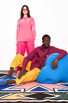 アガタ×カラー ロングTシャツ ピンク  - アガタ・ルイス・デ・ラ・プラダ（CAMISETA AGATHA X COLORS FUCSIA - Agatha Ruiz de la Prada）画像