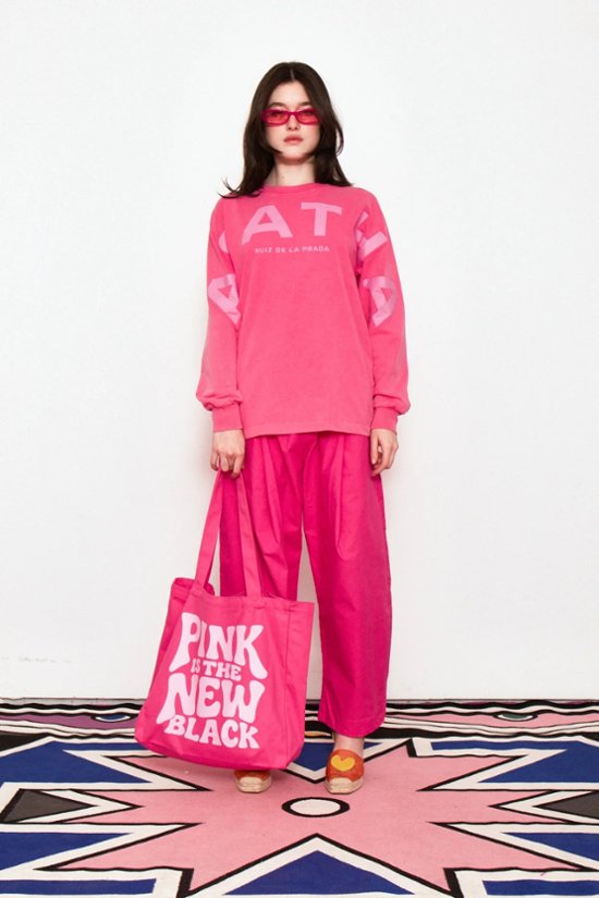 アガタ×カラー ロングTシャツ ピンク  - アガタ・ルイス・デ・ラ・プラダ（CAMISETA AGATHA X COLORS FUCSIA - Agatha Ruiz de la Prada）画像