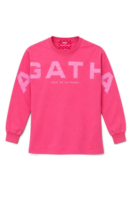 アガタ×カラー ロングTシャツ ピンク  - アガタ・ルイス・デ・ラ・プラダ（CAMISETA AGATHA X COLORS FUCSIA - Agatha Ruiz de la Prada）画像