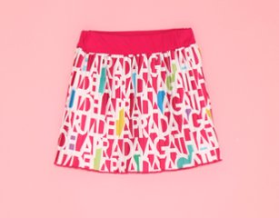 レタリングスカート アガタ・ルイス・デ・ラ・プラダ　(LETTERING SKIRT - Agatha Ruiz de la Prada)の画像