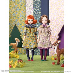 予約　BonBons『花柄MIXブラウス＆スカートセット』の画像