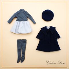 Galumドレスコレクション-12　ケープスリーブコートドレスセット(22cmサイズ) の画像