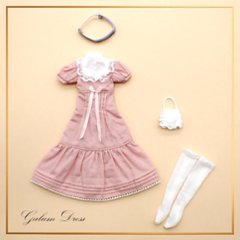 Galumドレスコレクション-17　パフスリーブワンピースドレスセット(22cmサイズ) の画像