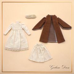 Galumドレスコレクション-30　オープンショルダーコートドレスセット(22cmサイズ) の画像