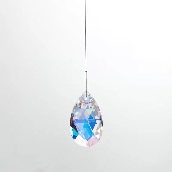「Asfour Crystal」サンキャッチャーティアドロップ38mm（AB）画像