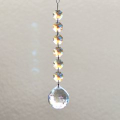 「SWAROVSKI」サンキャッチャーボール6連（オーロラ）の画像