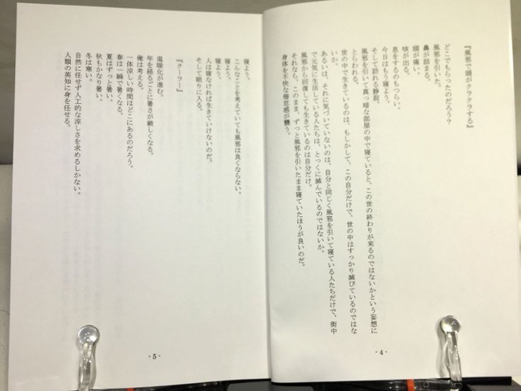 「これが文学だなんて僕はこれっぽっちも信じていない」　【かに温泉】画像