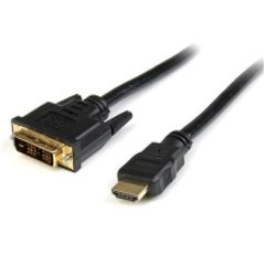 HDDVIMM3M　StarTech　3m HDMI?DVI-D変換ケーブル　HDMI(19ピン) オス?DVI-D(19ピン) オスの画像