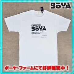 Ｔシャツ　BOYAロゴ　ホワイト　【送料無料】【純日本産/個性】の画像