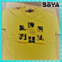 Ｔシャツ　ボーダーコリー6匹　イエロー　【送料無料】【純日本産/個性】の画像