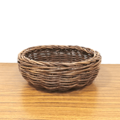 一点物｜あけびかご｜みかんかご｜ミニバスケット｜菓子皿｜菓子器｜果物皿｜鉢受｜中サイズ｜円底｜胴張りの画像