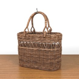 定番品｜あけび-かごバッグ｜矢来編み｜小サイズ｜小判底の画像