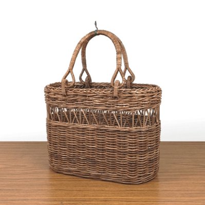 定番品｜あけび-かごバッグ｜矢来編み｜小サイズ｜小判底の画像