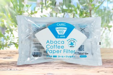 アバカペーパーフィルター 扇形 AB102-100W 102（2〜4杯用）の画像