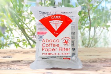 アバカペーパーフィルター（ホワイト）円錐 AC1-100W Cup1（1杯用）の画像