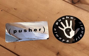 Pusher ステッカーの画像